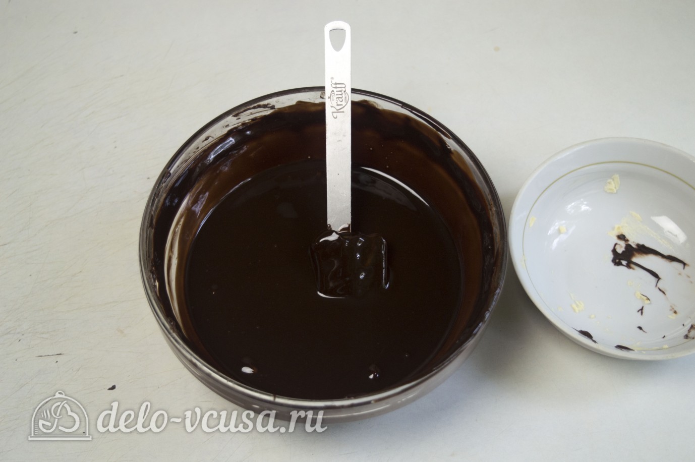 Шаг 13 приготовления Сметанный торт Мишка