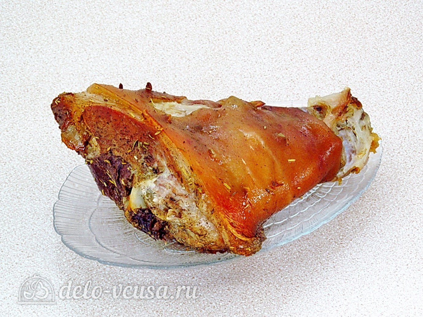 Шаг 8 приготовления Рулька, запеченная в духовке, в рукаве