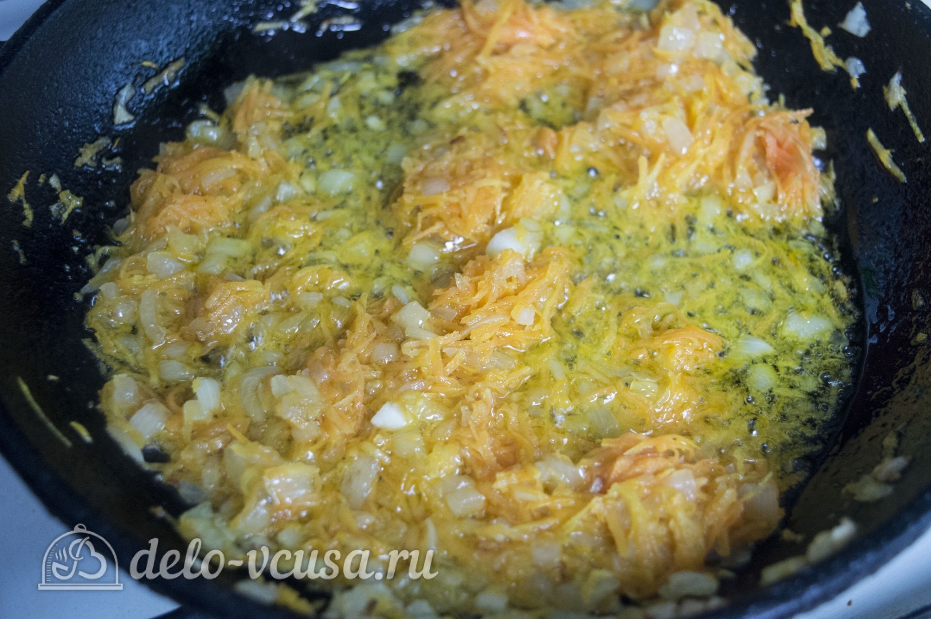 Шаг 2 приготовления Ханума с мясом и картофелем