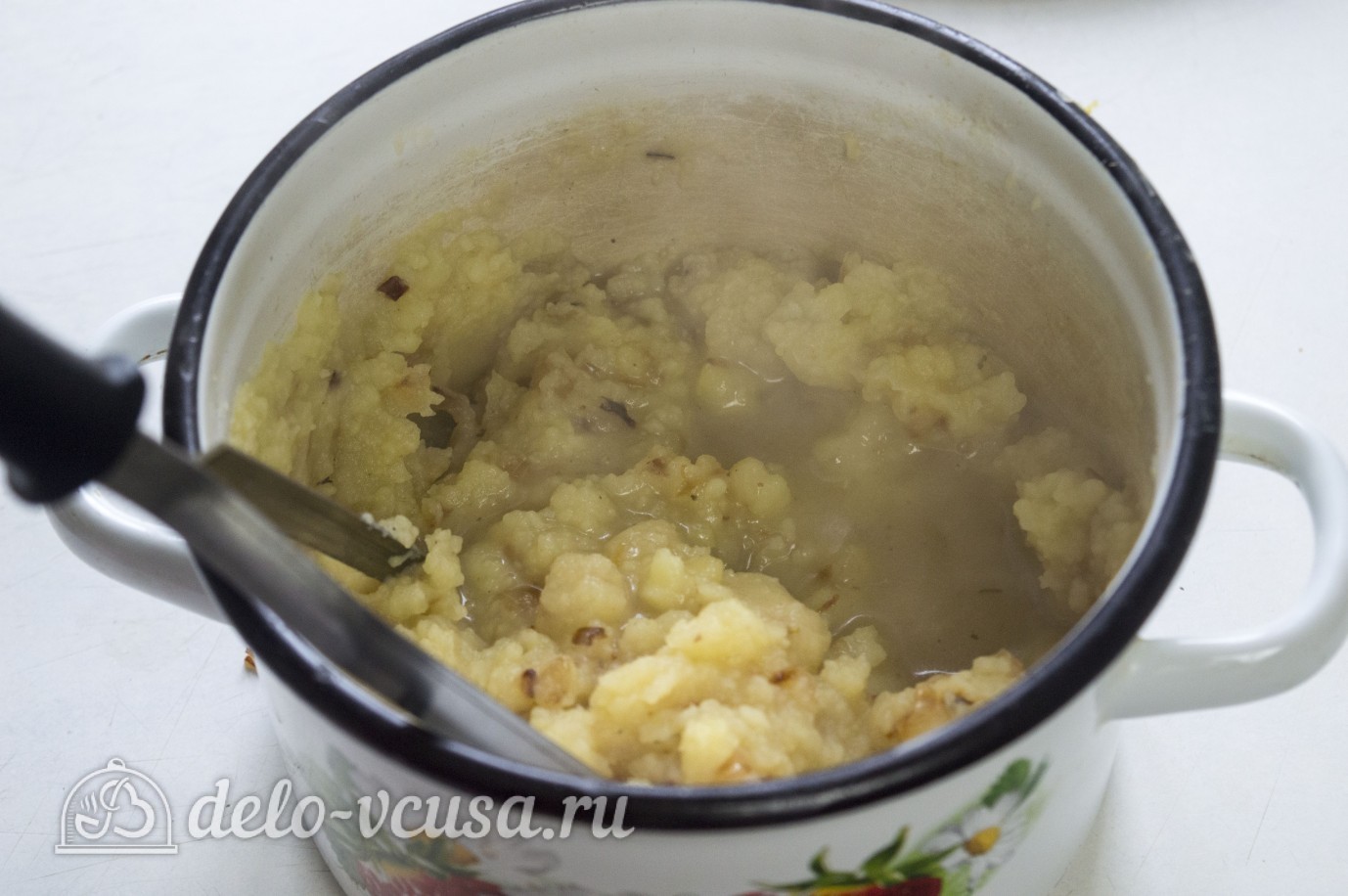 Шаг 13 приготовления Галушки по-чеченски