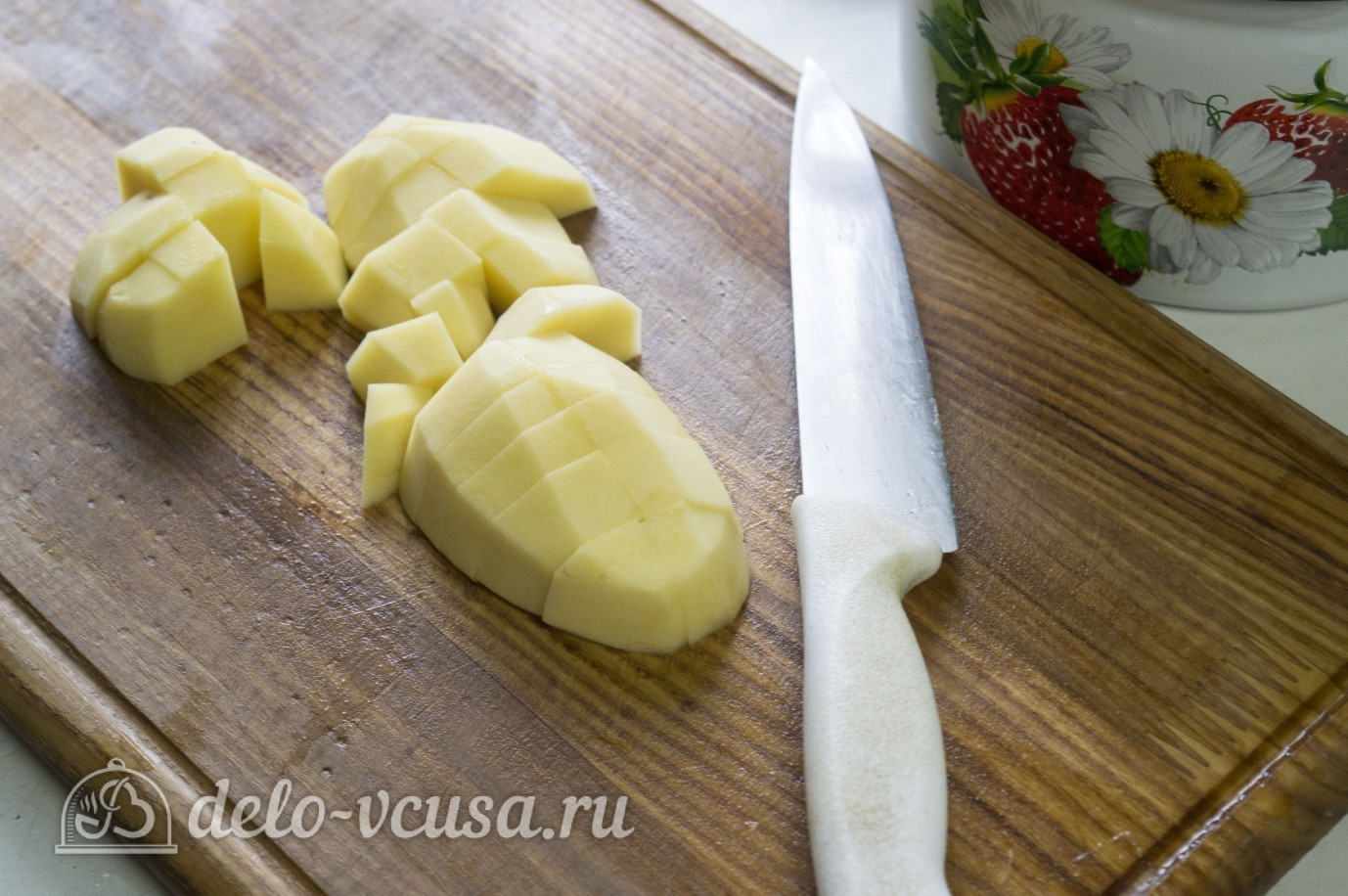 Шаг 5 приготовления Галушки по-чеченски