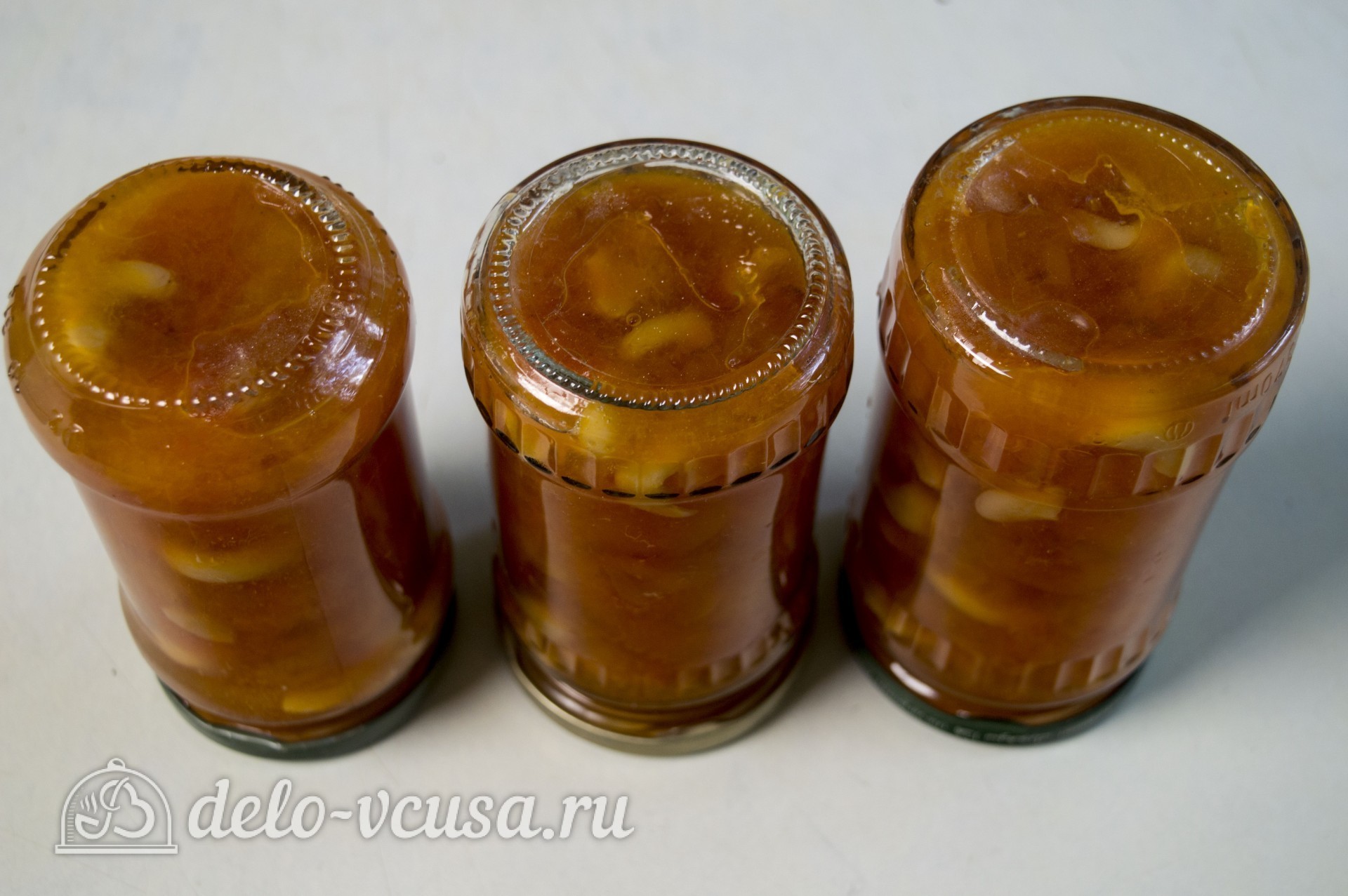Шаг 6 приготовления Абрикосовое варенье с орехами