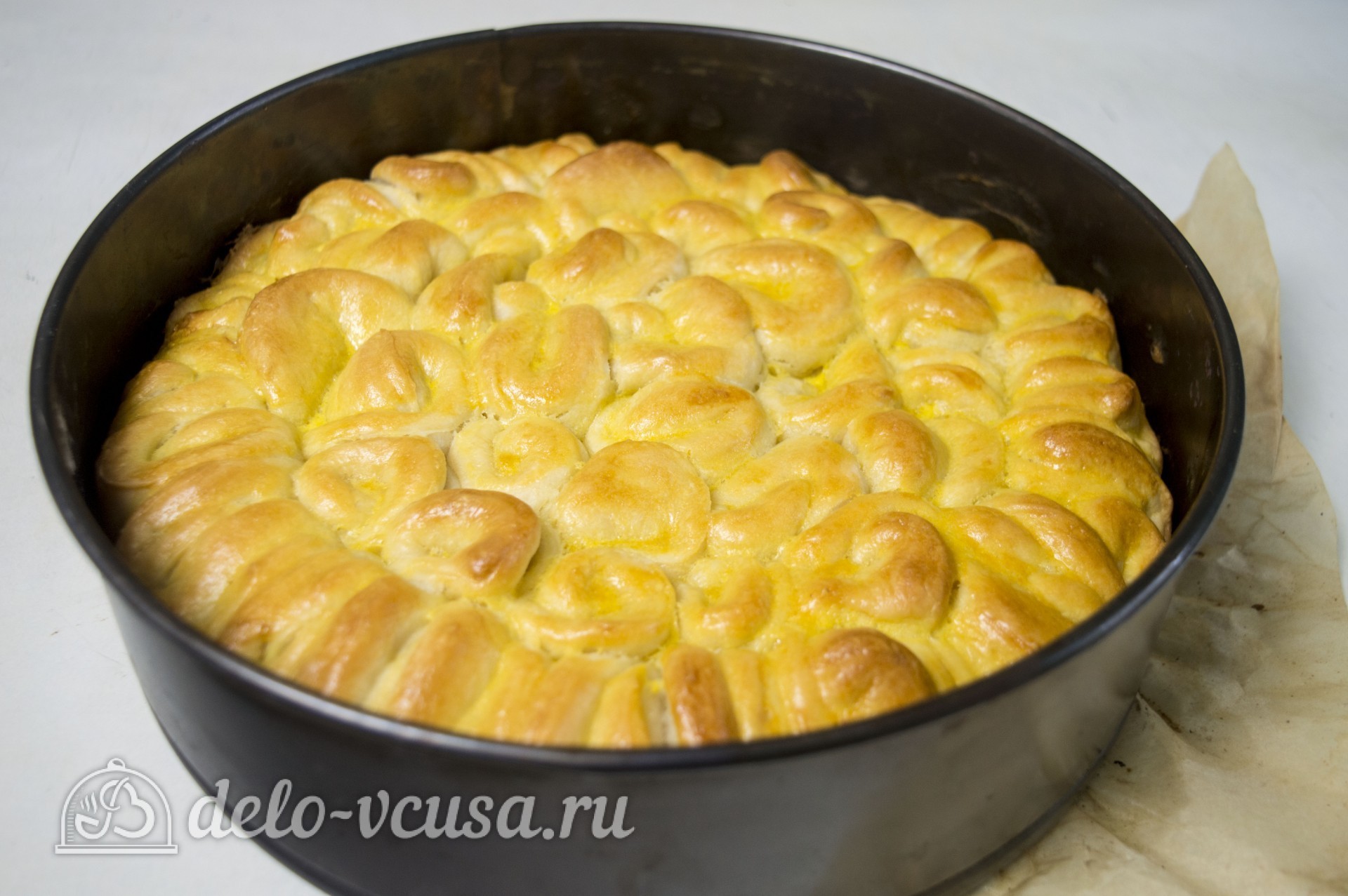 Шаг 10 приготовления Дрожжевые булочки с сыром