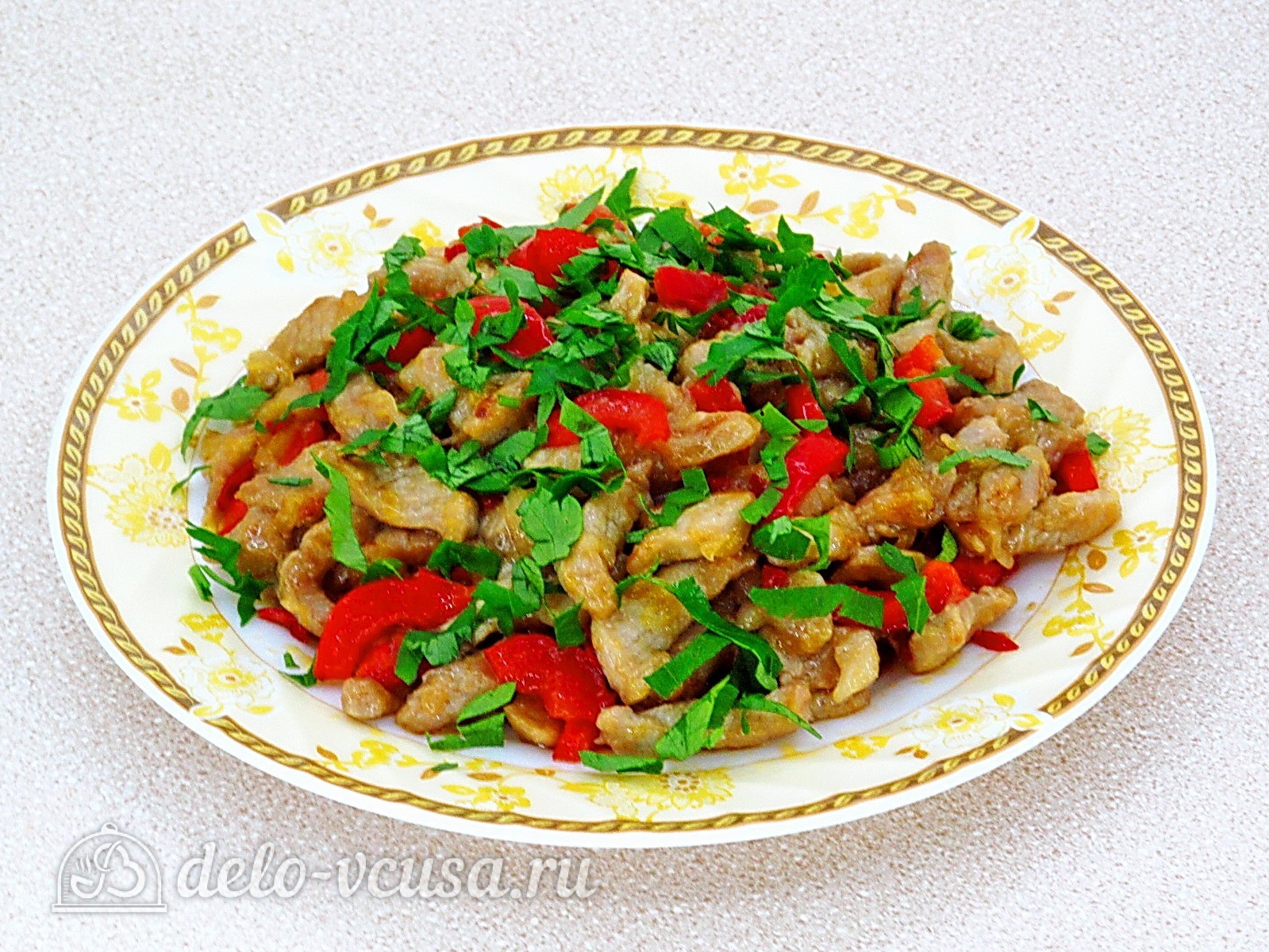 Шаг 14 приготовления Мясо по-китайски с овощами