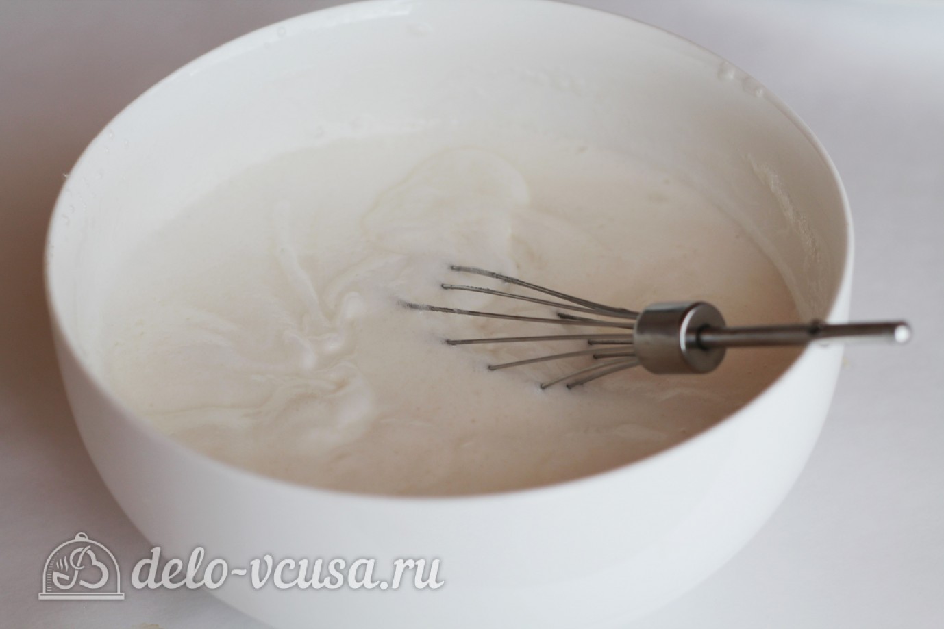 Шаг 2 приготовления Шоколадный торт с персиками