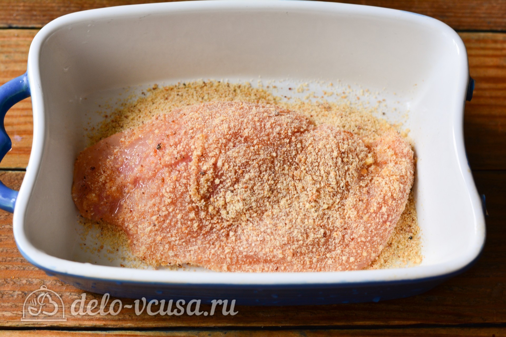 Шаг 3 приготовления Шницель из курицы