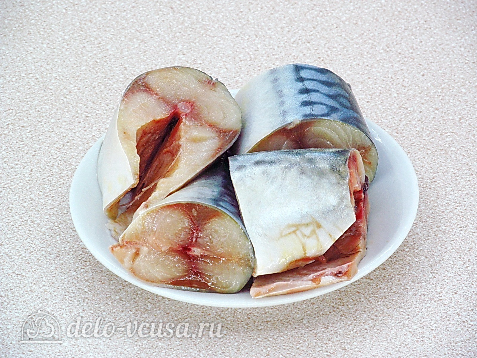 Шаг 1 приготовления Паштет из скумбрии с сыром