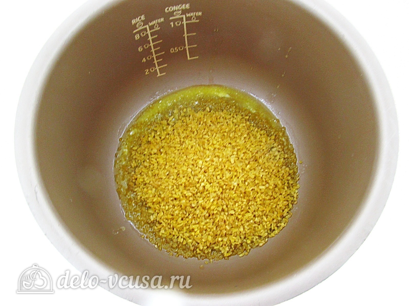 Шаг 2 приготовления Булгур в мультиварке