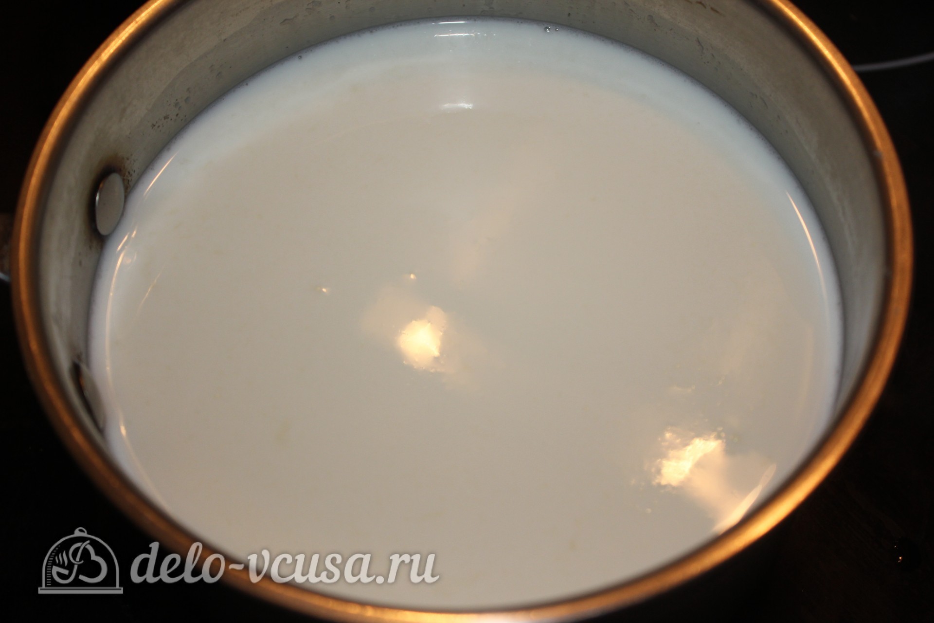 Шаг 3 приготовления Сютлач, турецкий рисовый пудинг