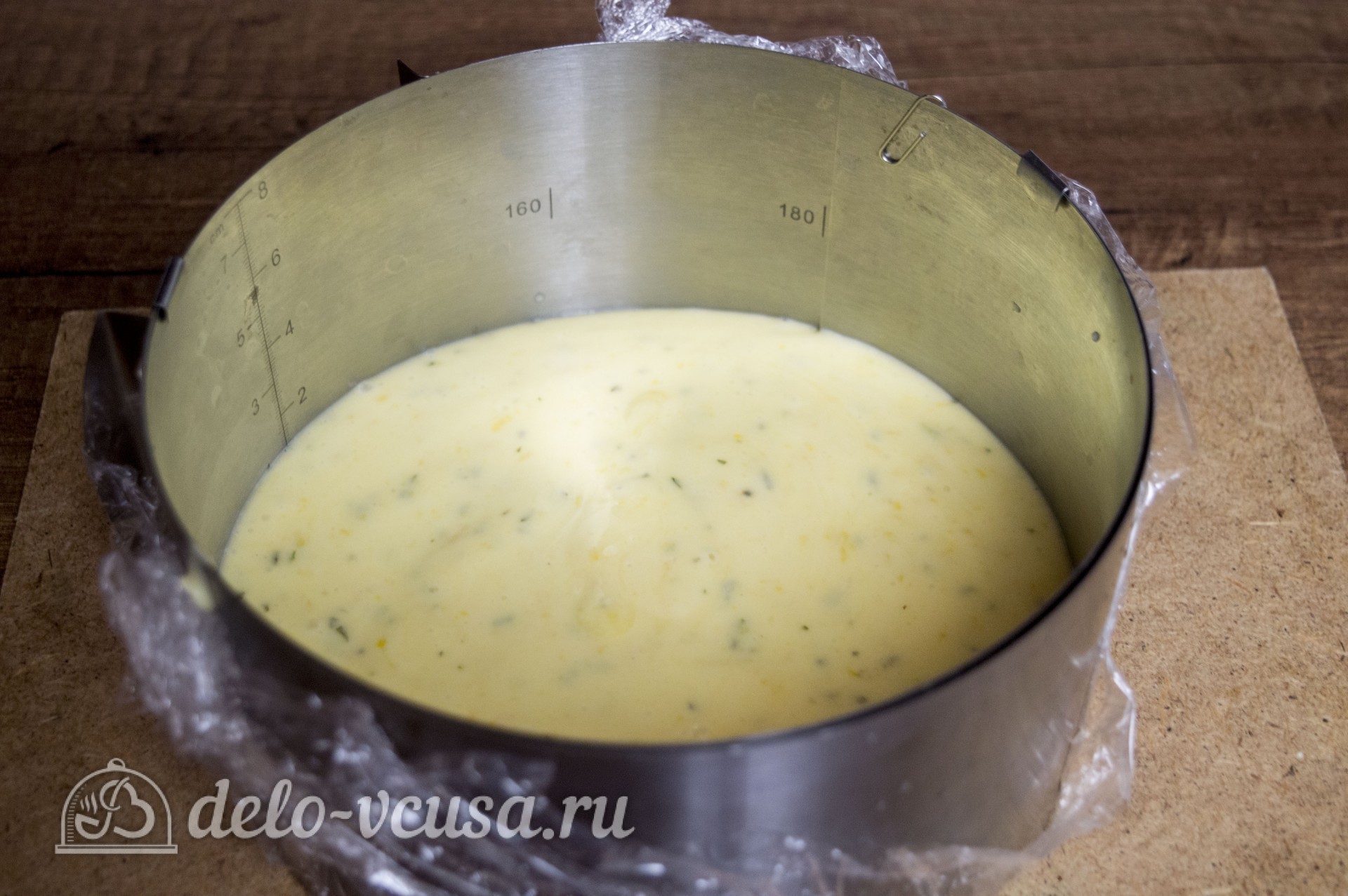 Шаг 8 приготовления Ягодный муссовый торт
