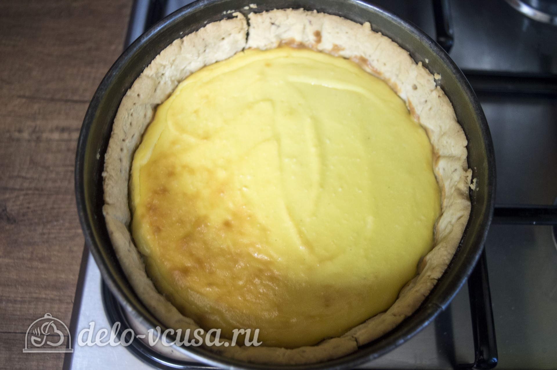 Шаг 12 приготовления Чизкейк с маскарпоне и творогом