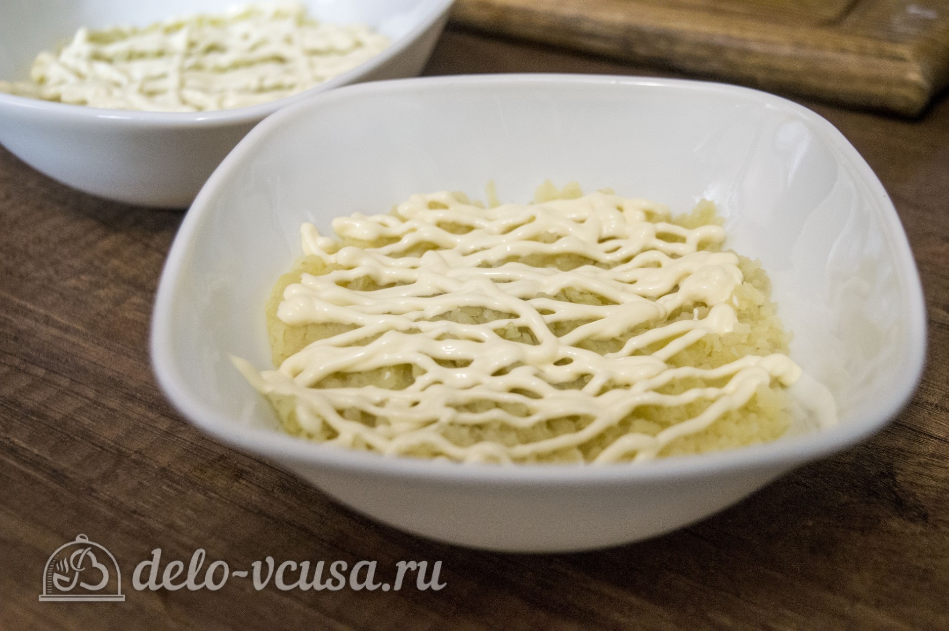 Шаг 1 приготовления Салат со шпротами и кукурузой
