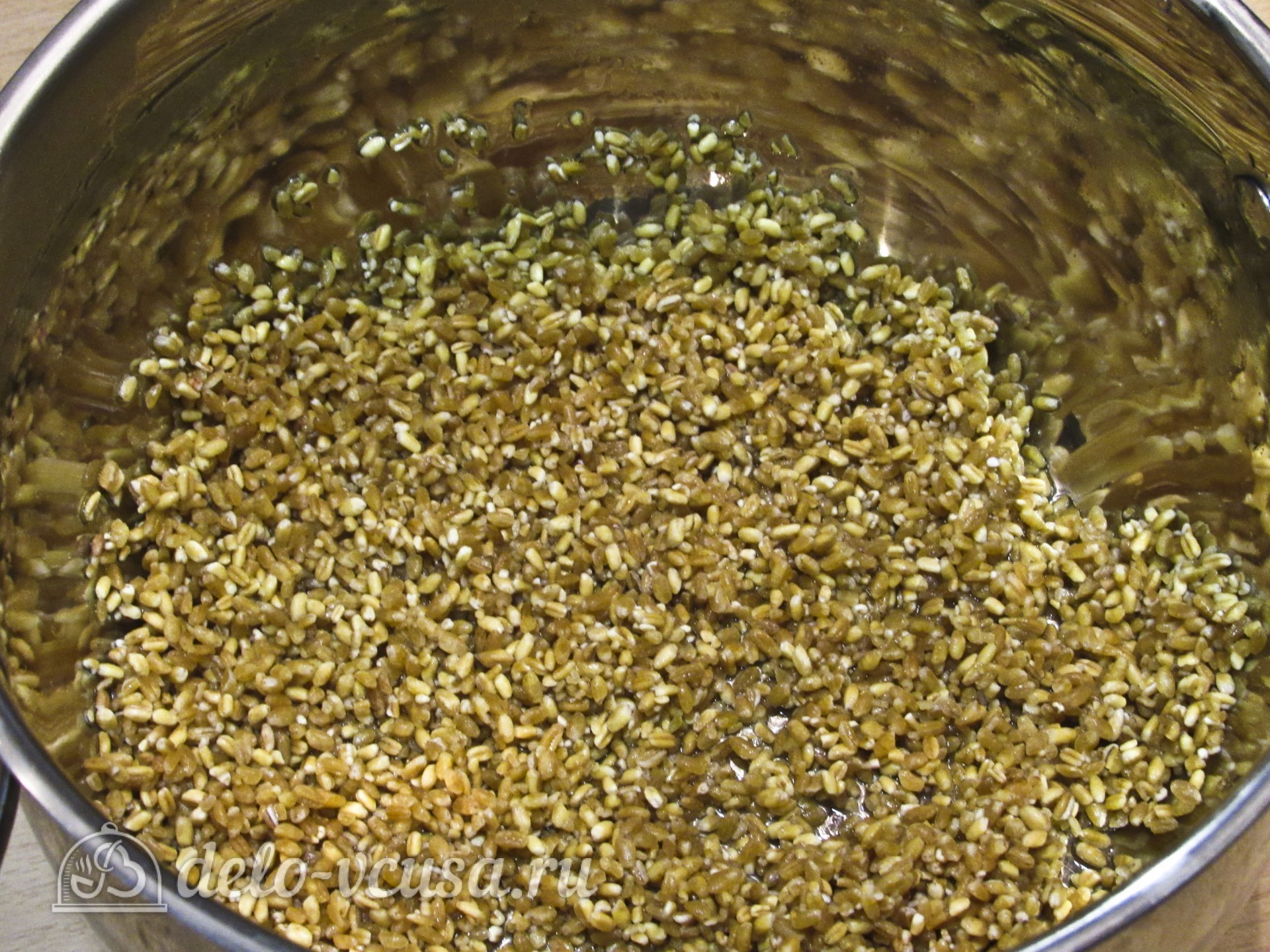 Шаг 2 приготовления Рождественская кутья из пшеницы