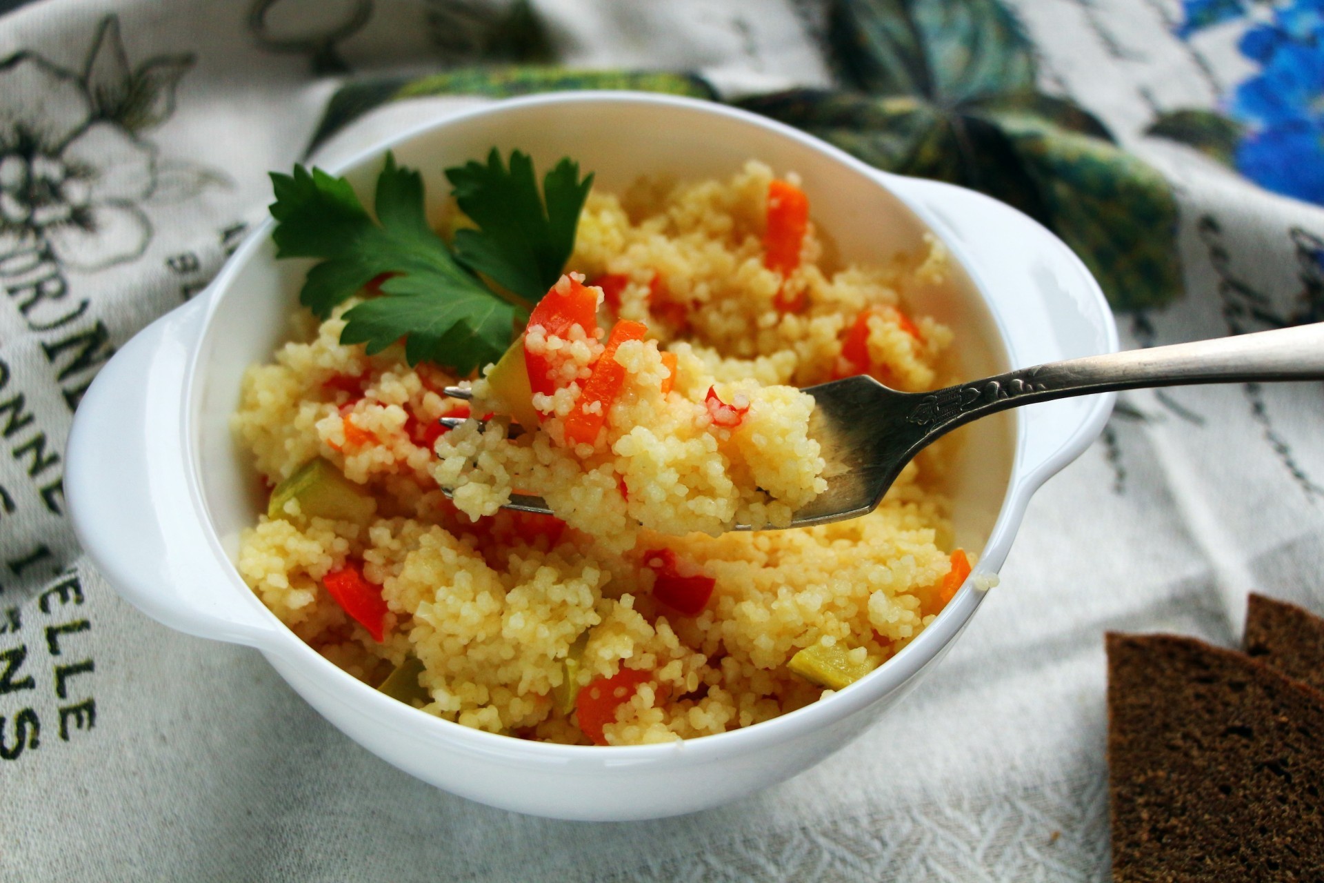 Обложка рецепта Кус-кус с овощами
