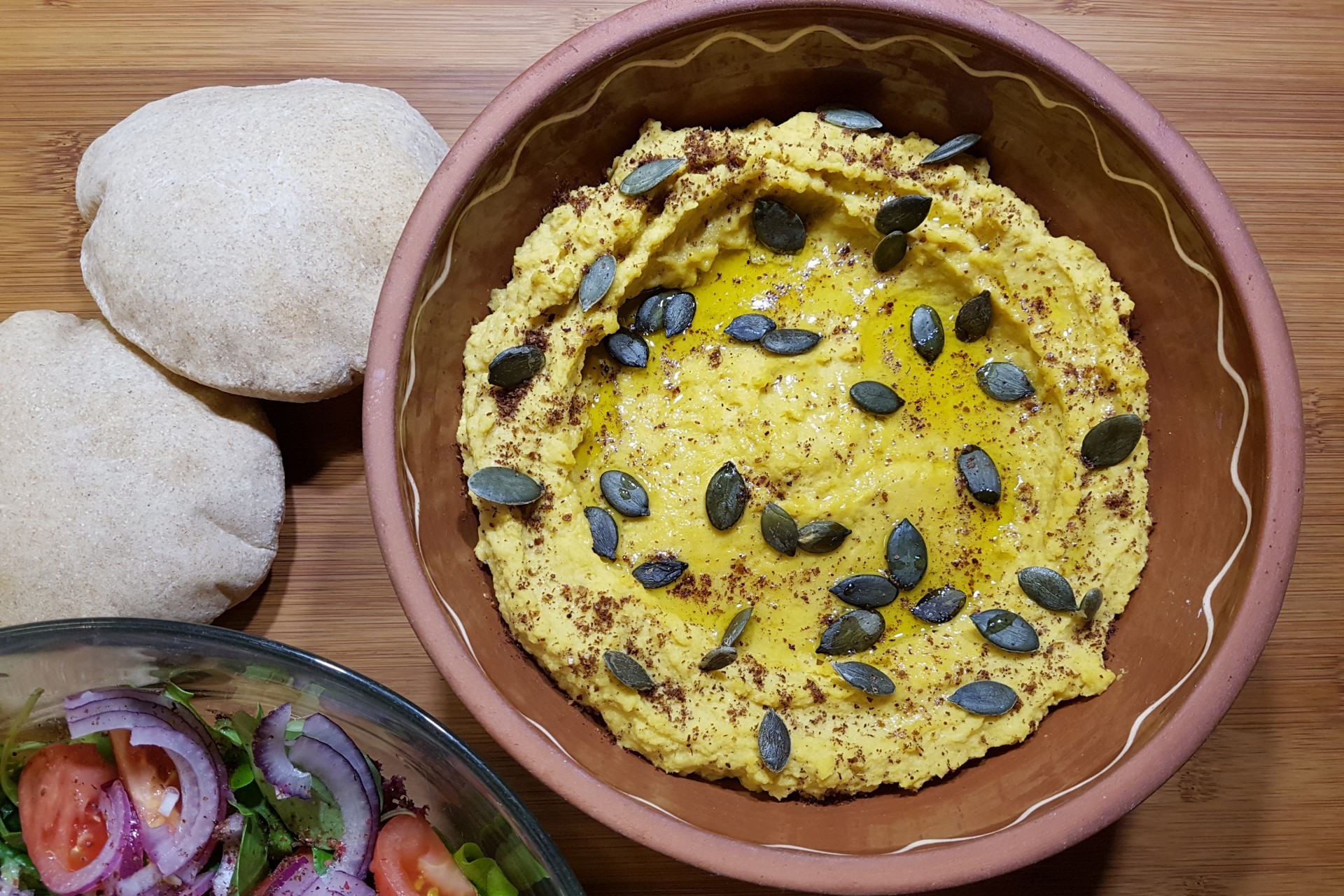 Шаг 13 приготовления Пита с цельнозерновой мукой
