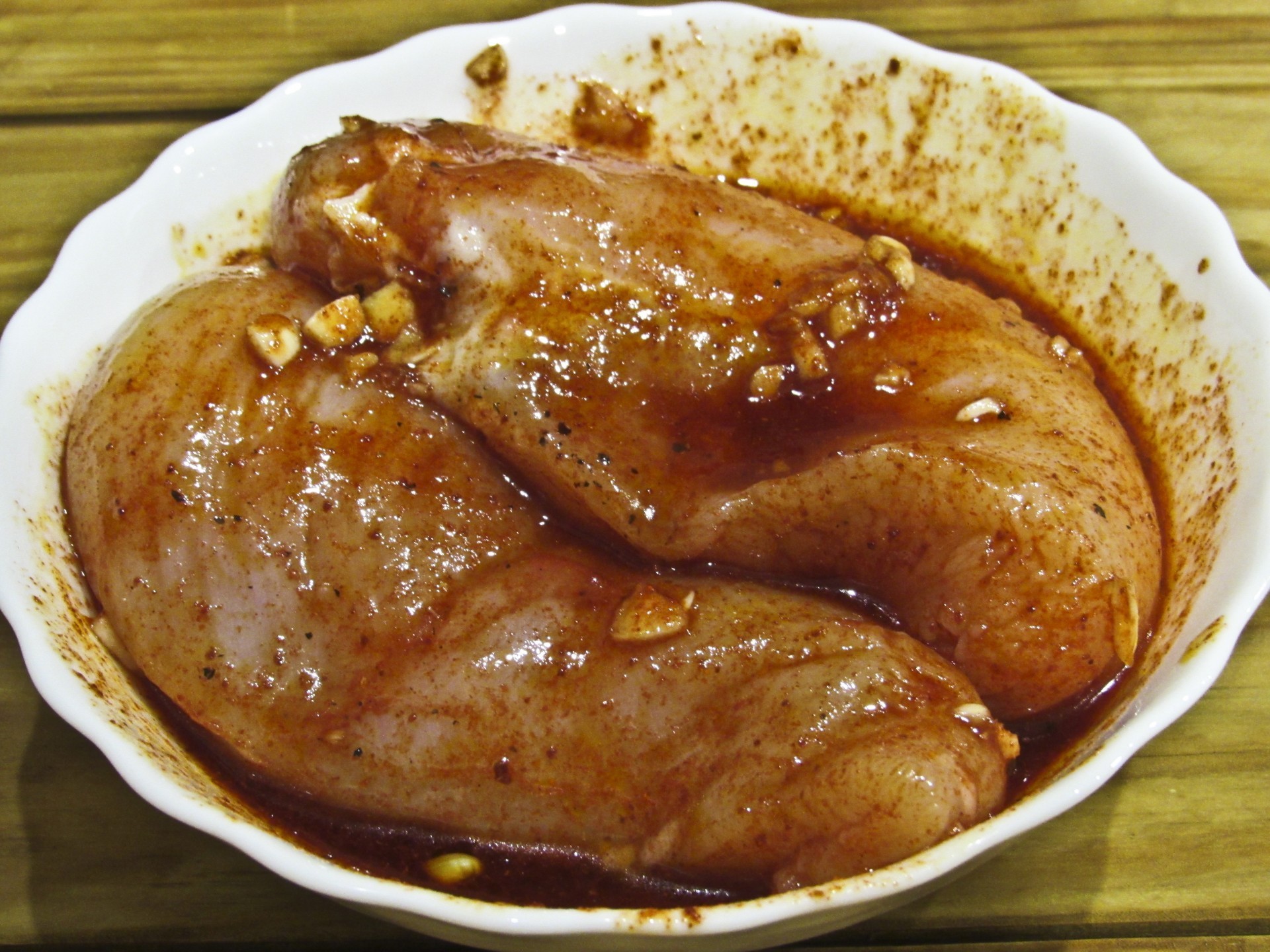 Шаг 6 приготовления Бастурма из куриной грудки в духовке