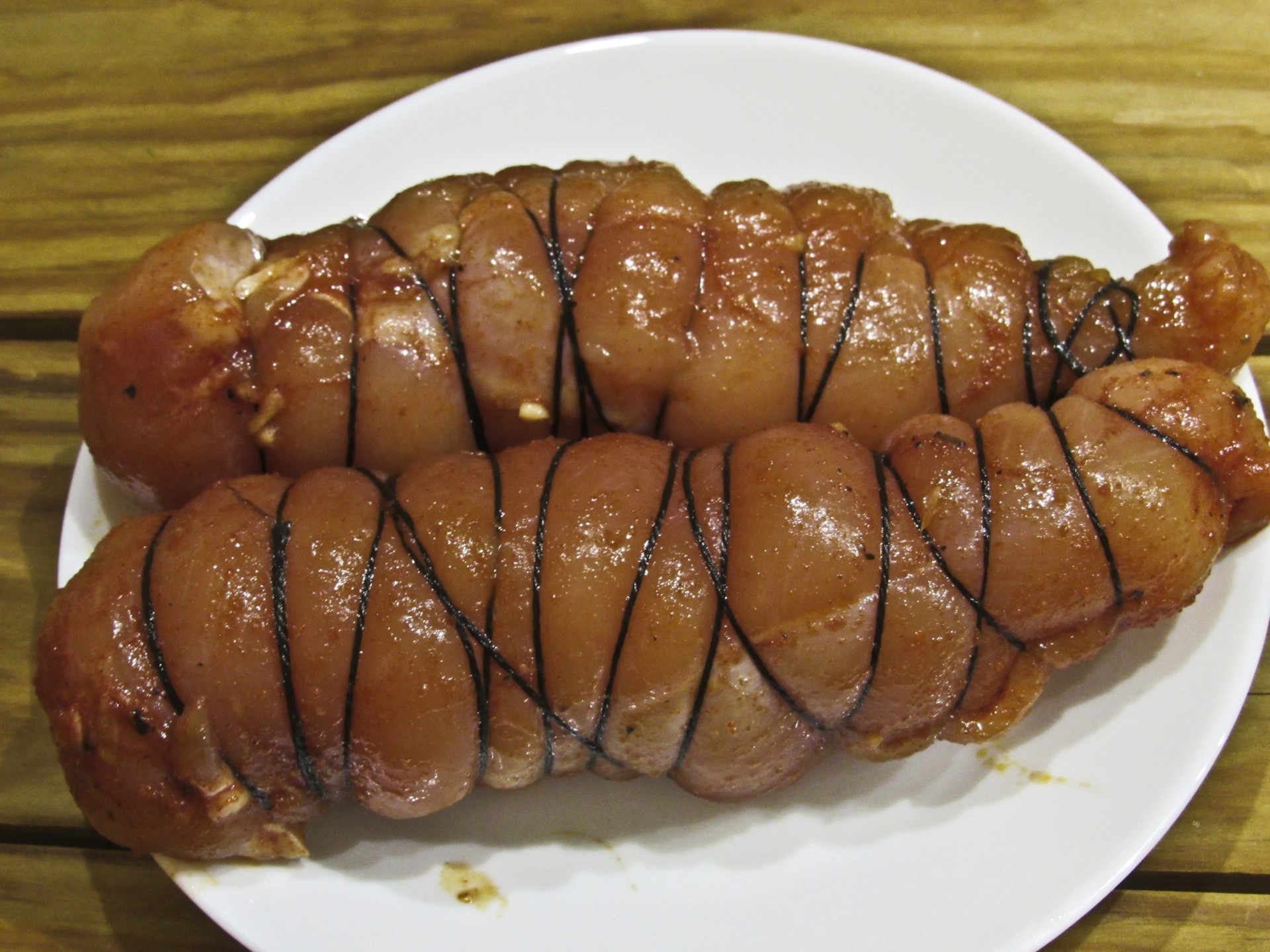 Шаг 7 приготовления Бастурма из куриной грудки в духовке