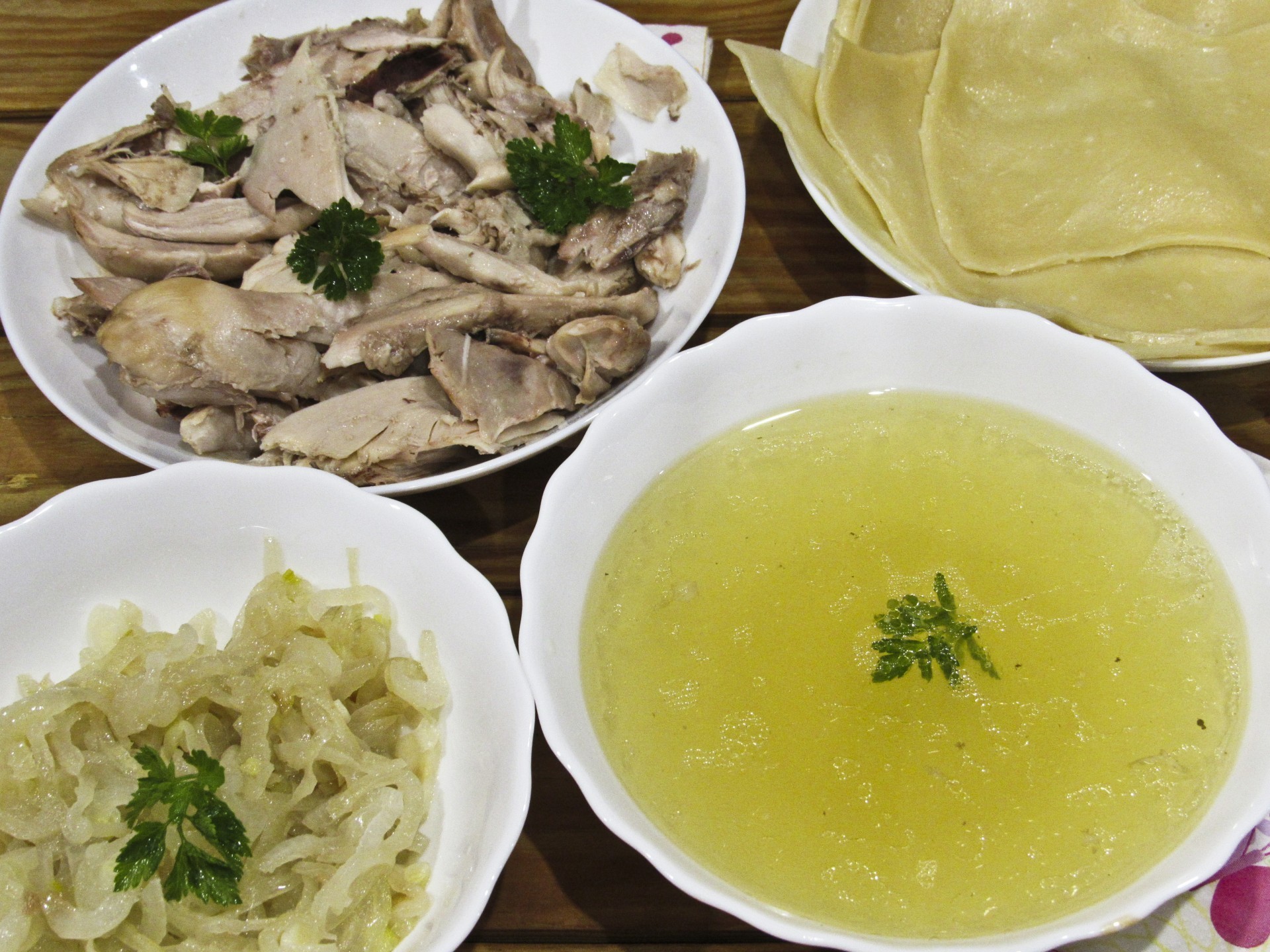 Шаг 16 приготовления Бешбармак из курицы