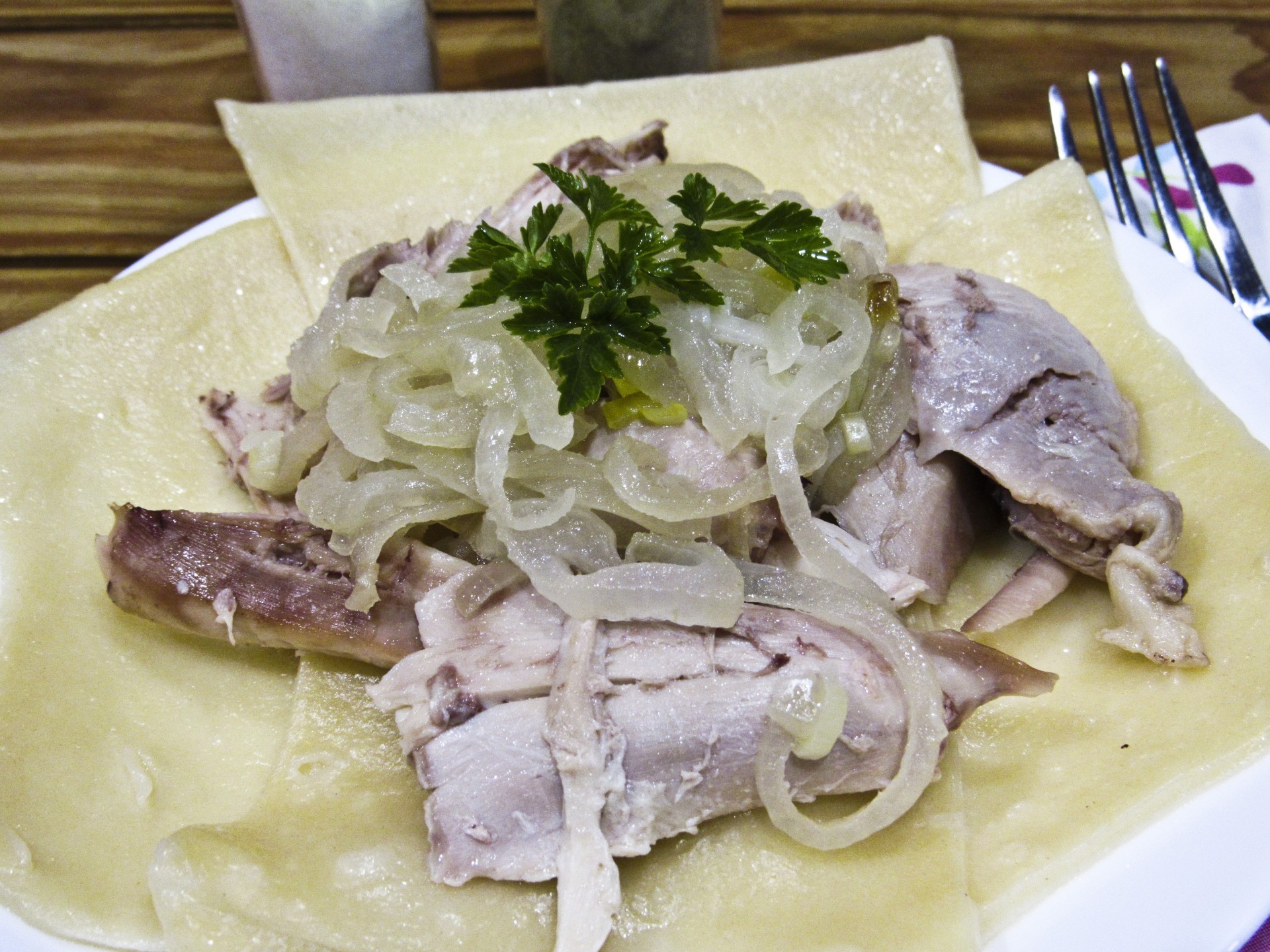 Шаг 17 приготовления Бешбармак из курицы