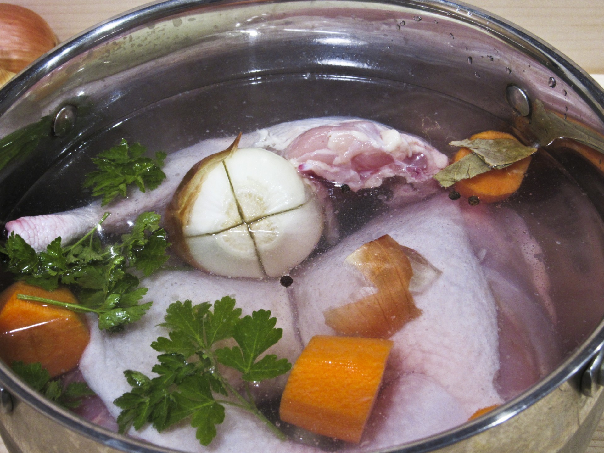 Шаг 3 приготовления Бешбармак из курицы