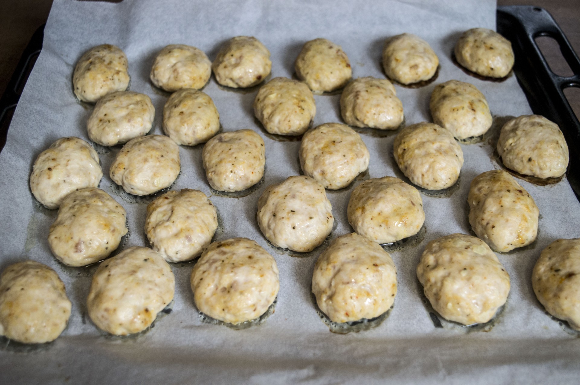 Шаг 6 приготовления Котлеты из куриной грудки в духовке