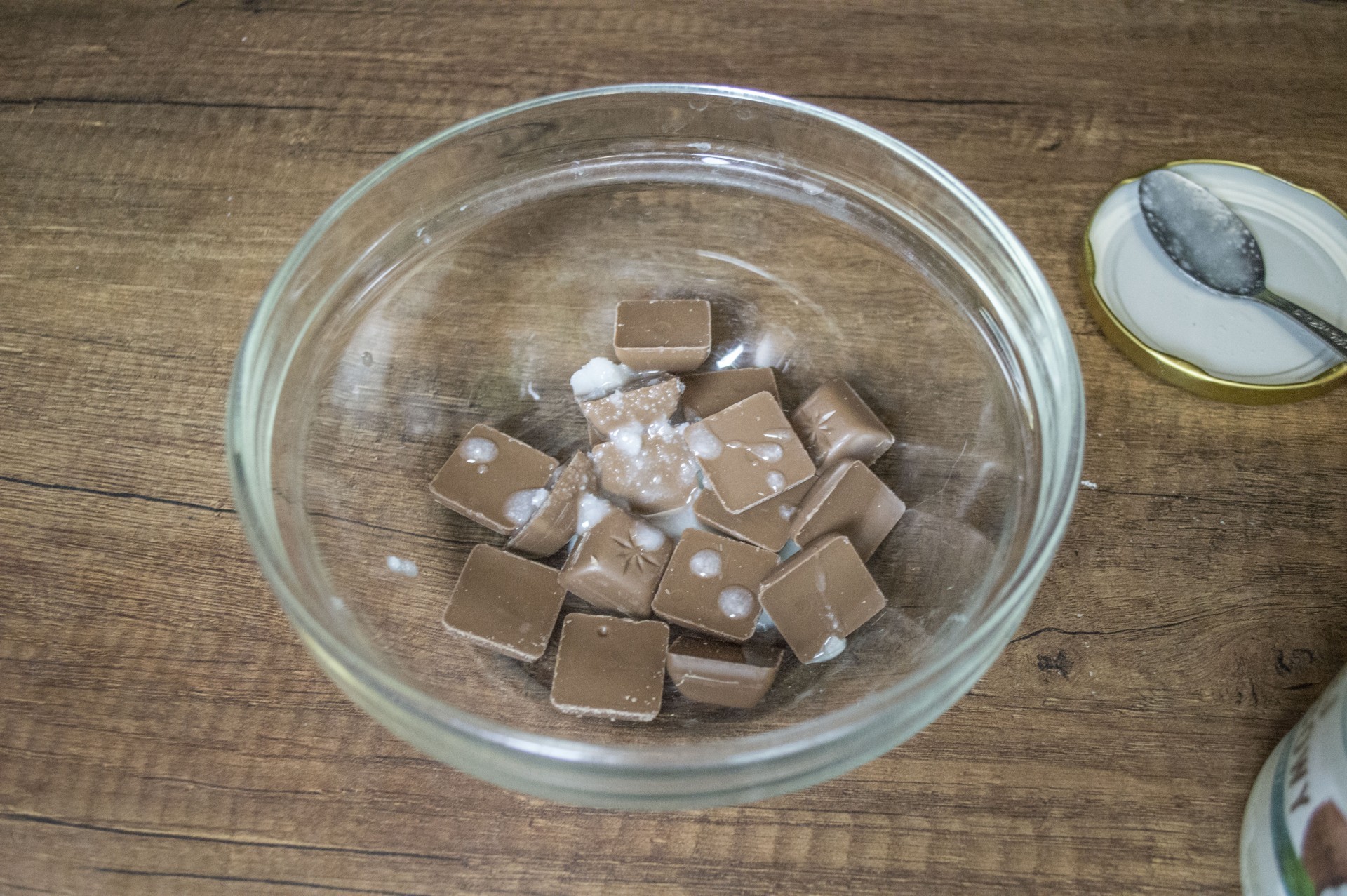 Шаг 9 приготовления Шоколадный чизкейк с выпечкой