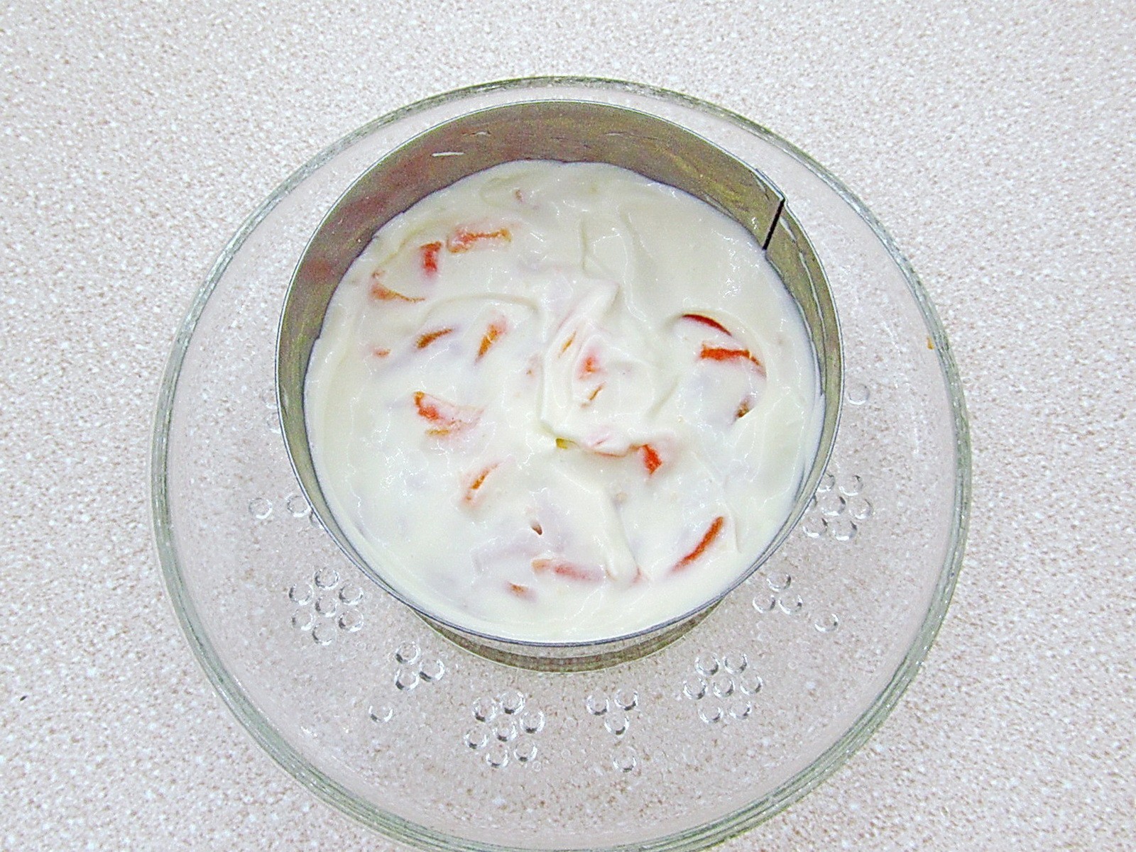 Шаг 11 приготовления Закусочный салат с картофелем, морковью и свеклой