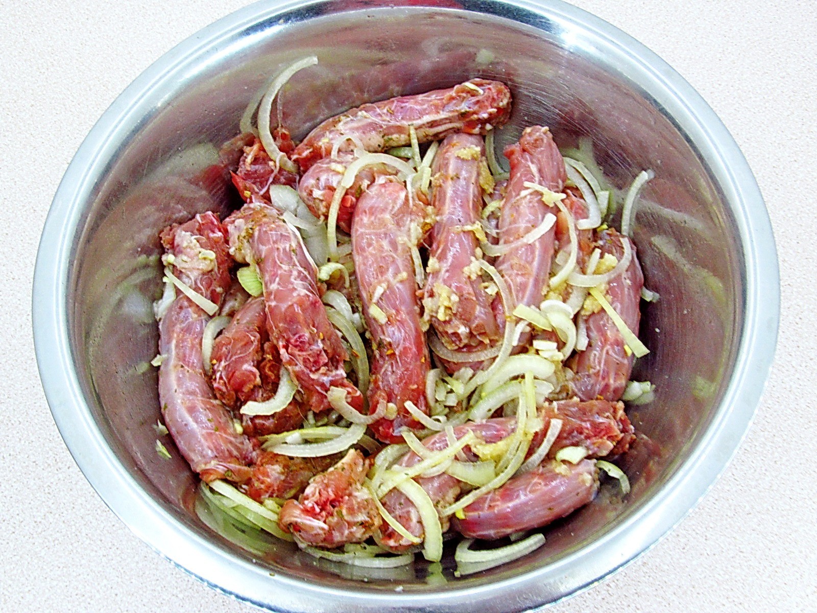Шаг 4 приготовления Куриные шейки в духовке и пикантный соус