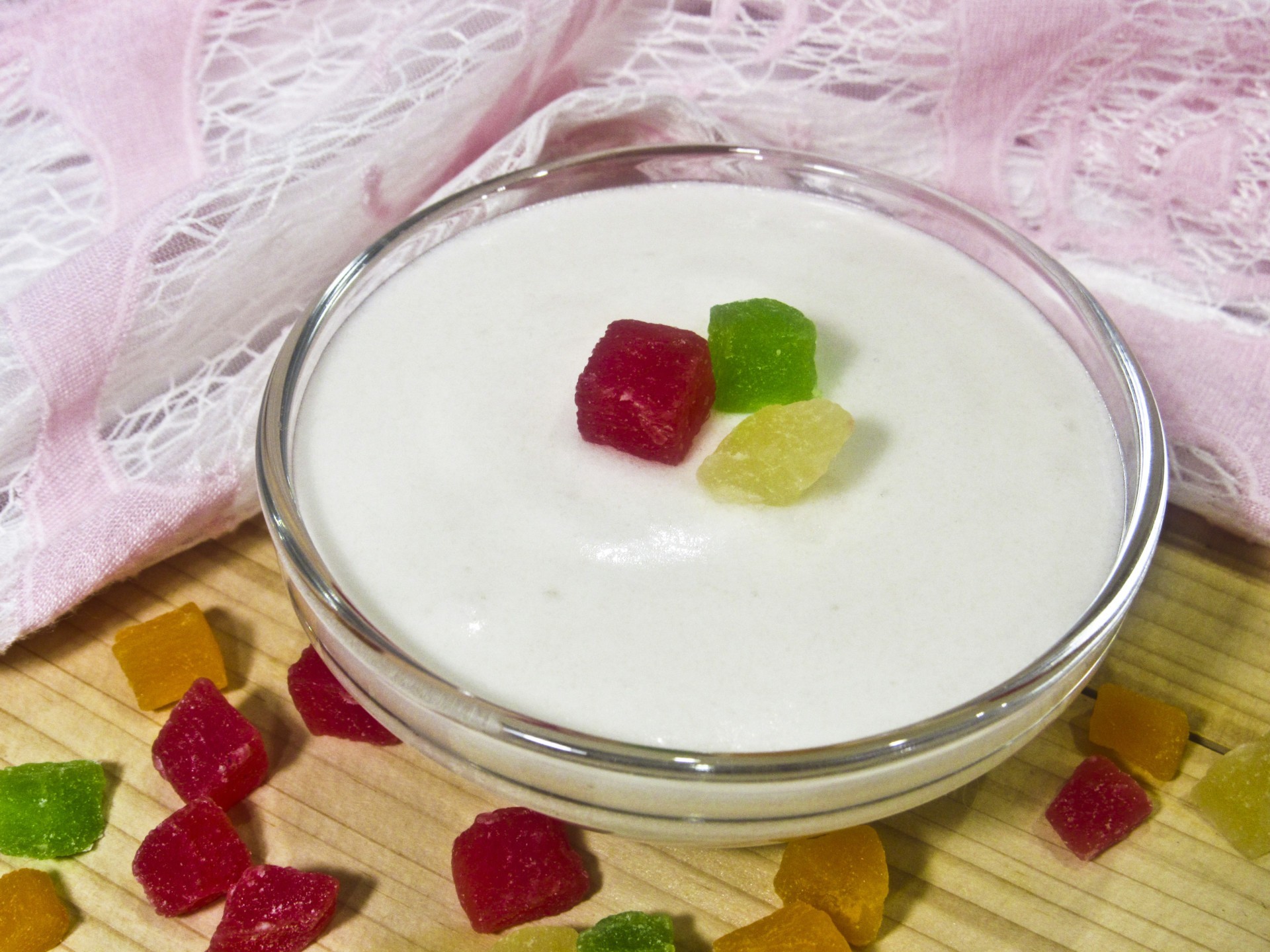 Обложка рецепта Глазурь Птичье молоко для куличей
