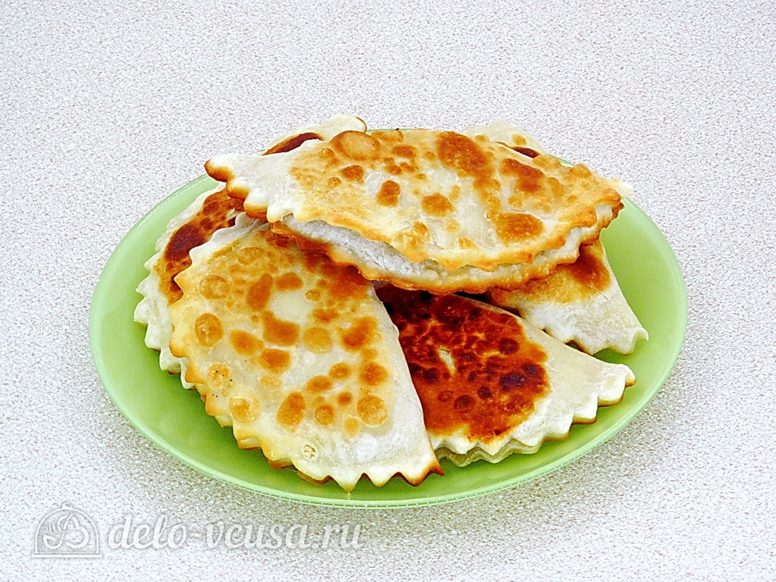 Шаг 12 приготовления Кыстыбый с картошкой