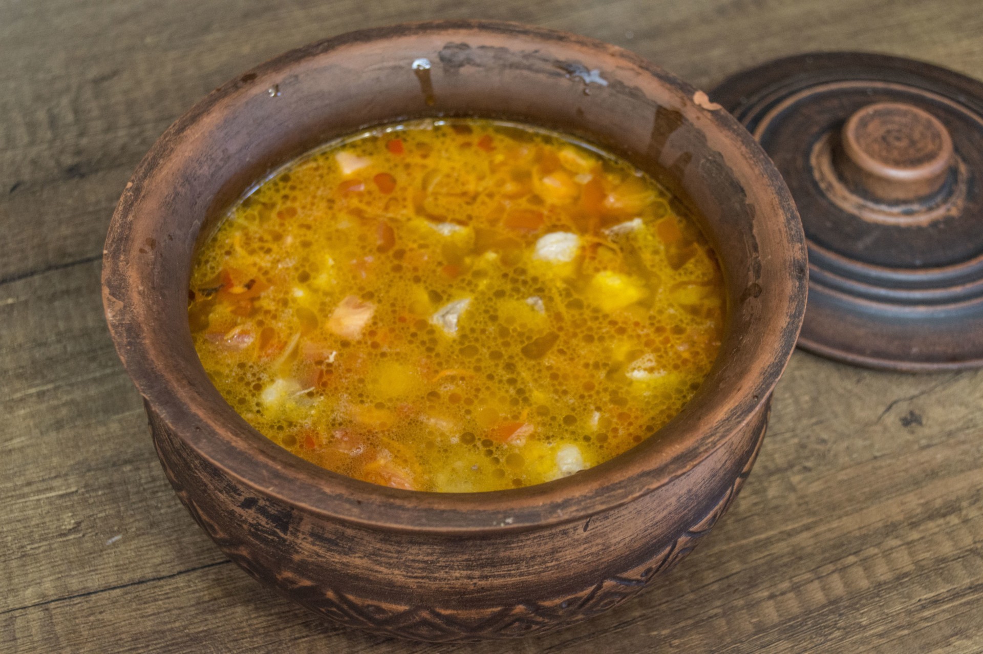 Шаг 6 приготовления Гречка по-купечески в духовке