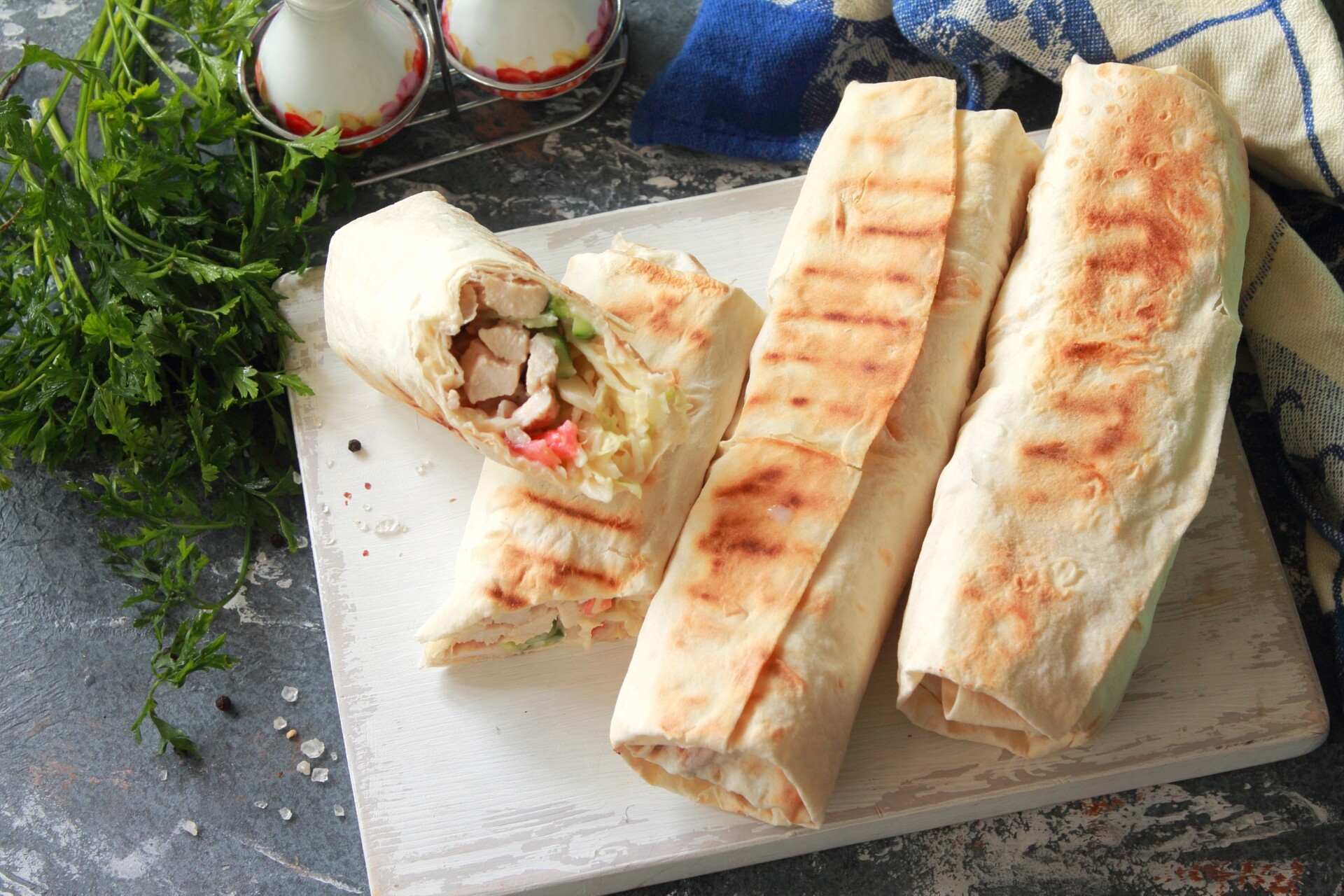 Шаг 11 приготовления Шаурма по-арабски