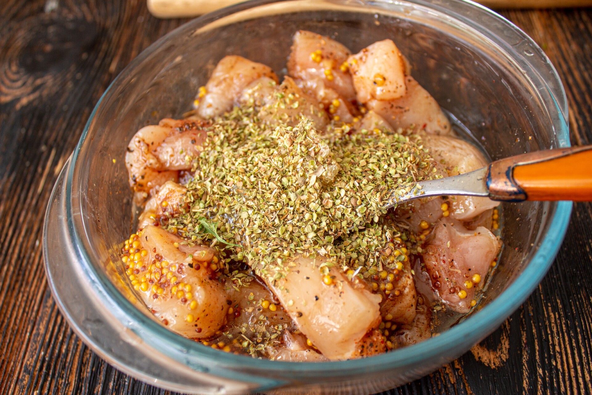 Шаг 5 приготовления Куриная грудка с мандаринами