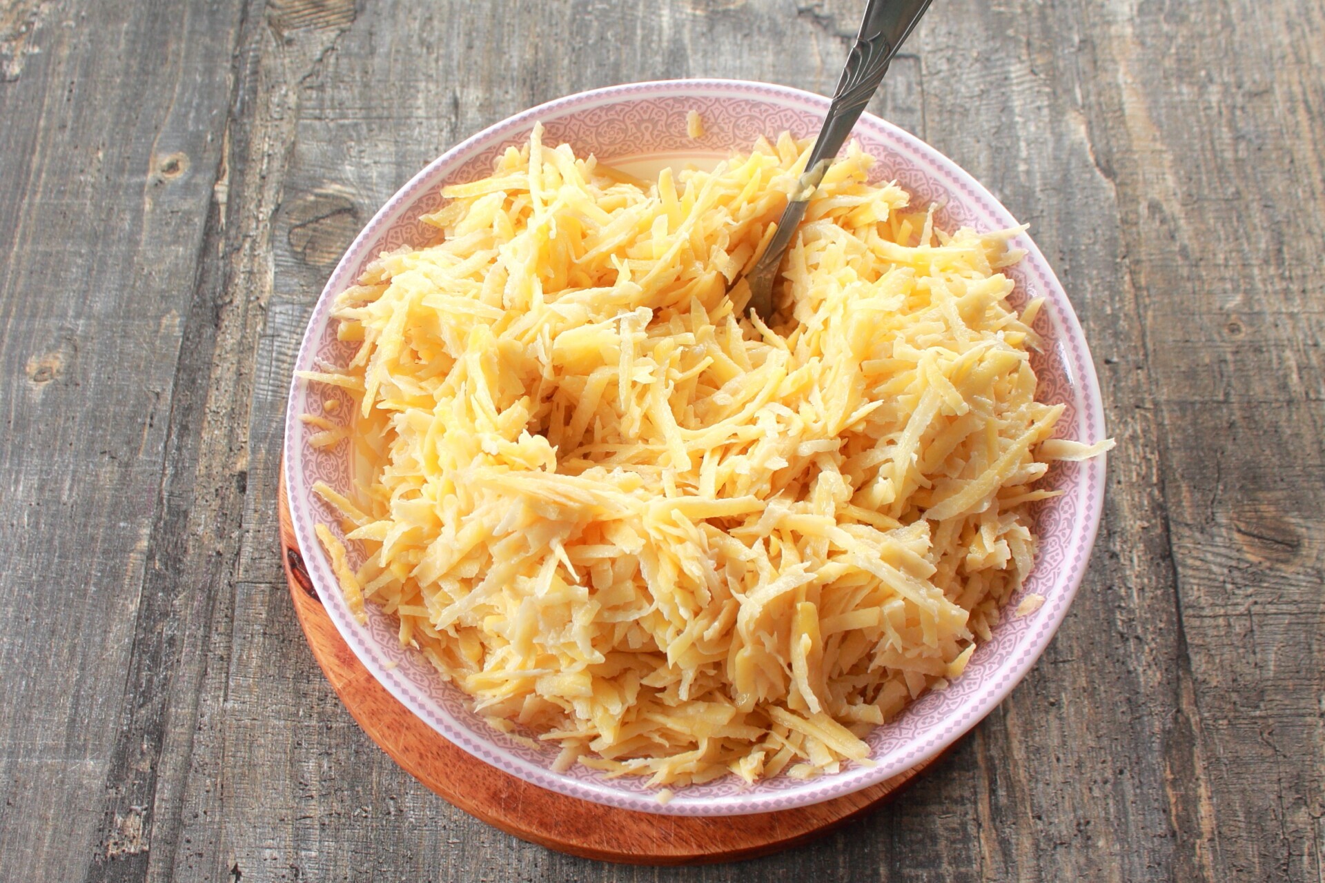 Шаг 5 приготовления Картофельная бабка с мясом и грибами
