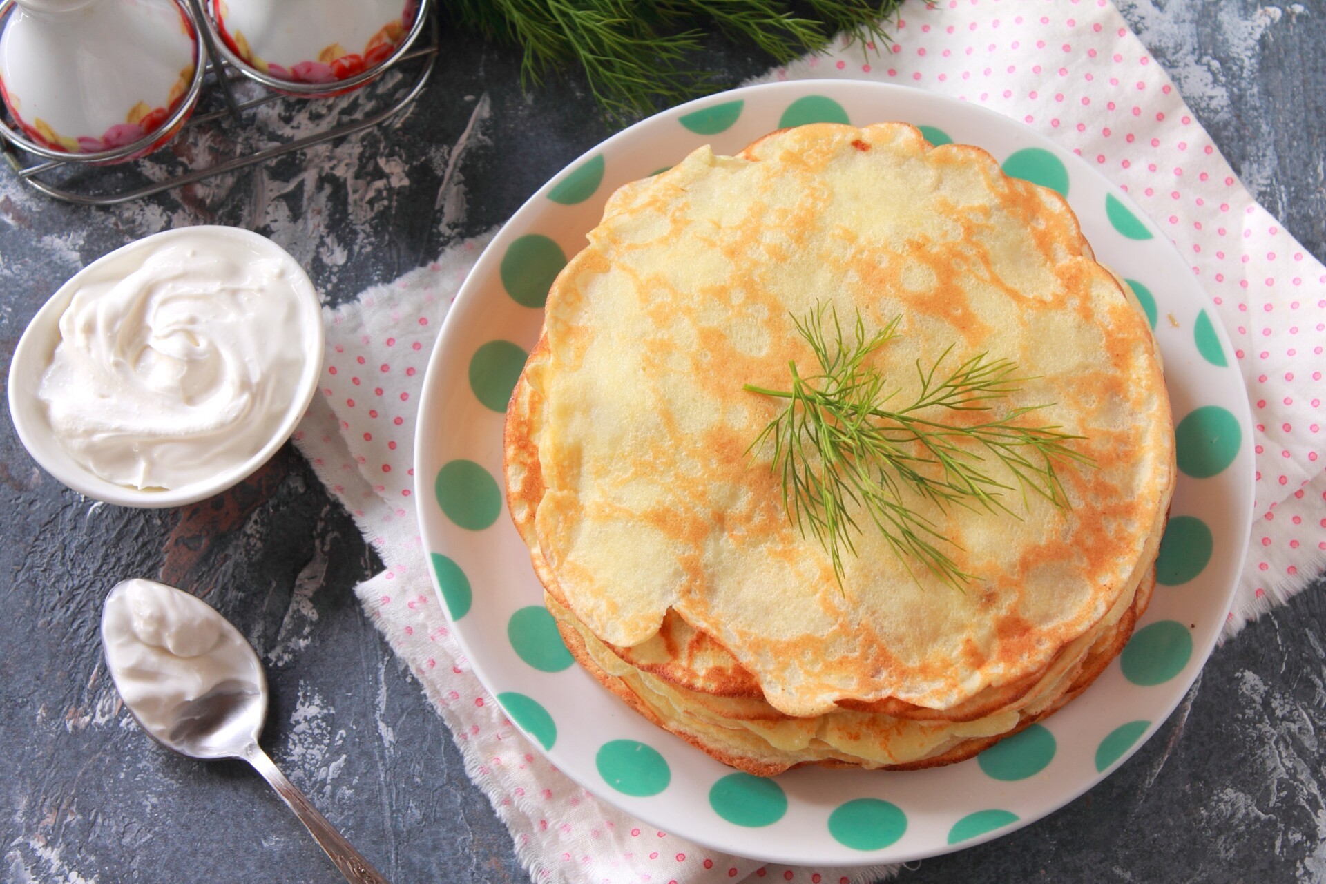 Шаг 9 приготовления Картофельные блины на молоке