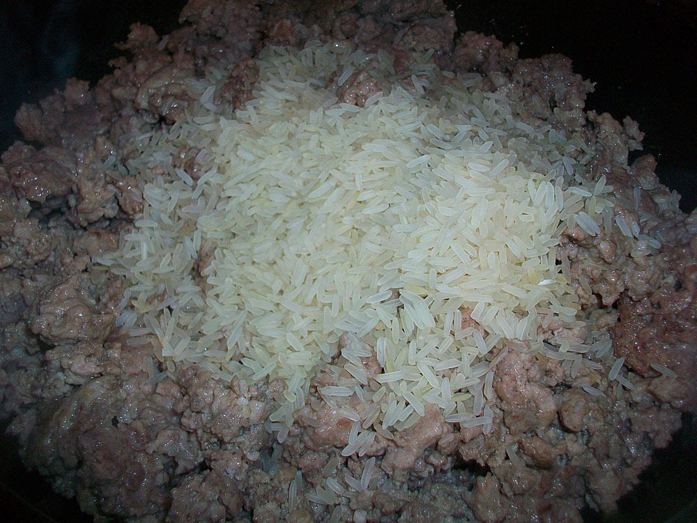 Шаг 5 приготовления Фаршированные перцы. Перцы фаршированные мясным фаршем