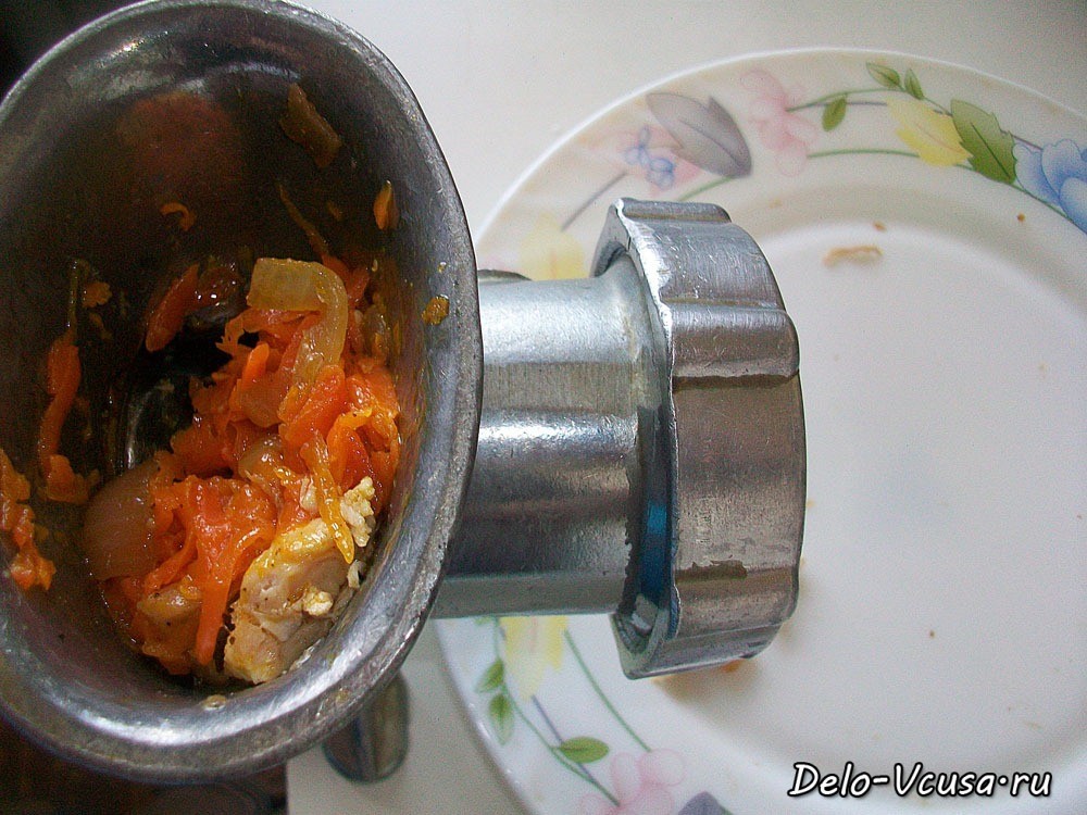 Шаг 14 приготовления Мясная начинка для пирожков, картопляников и пирогов