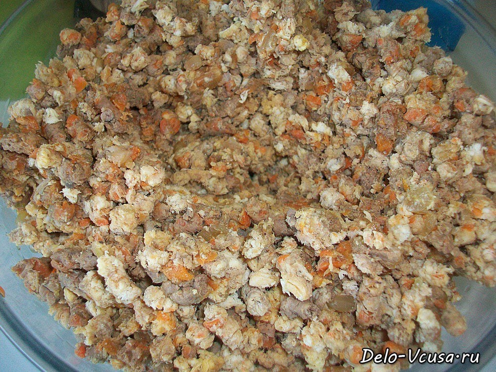 Шаг 15 приготовления Мясная начинка для пирожков, картопляников и пирогов