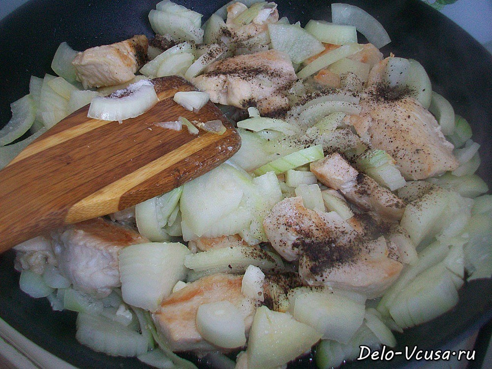 Шаг 5 приготовления Мясная начинка для пирожков, картопляников и пирогов