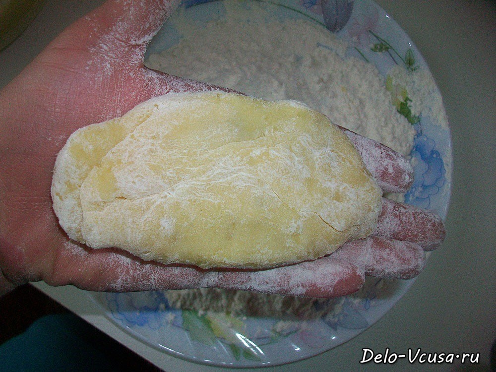 Шаг 14 приготовления Зразы картофельные с мясом (картопляники)