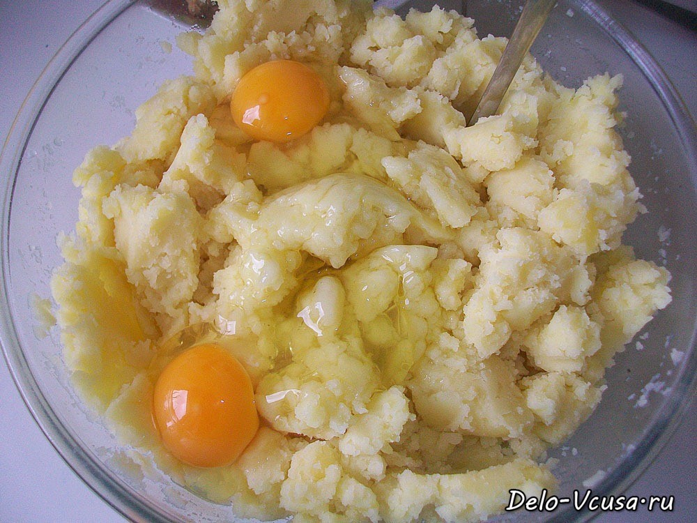 Шаг 4 приготовления Зразы картофельные с мясом (картопляники)
