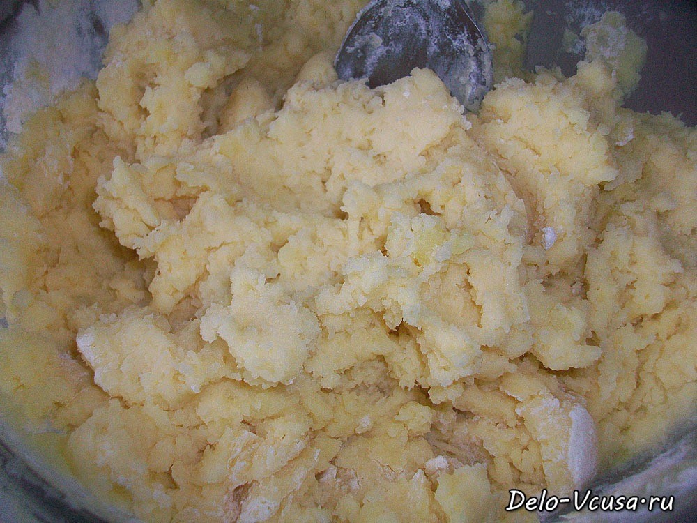 Шаг 7 приготовления Зразы картофельные с мясом (картопляники)