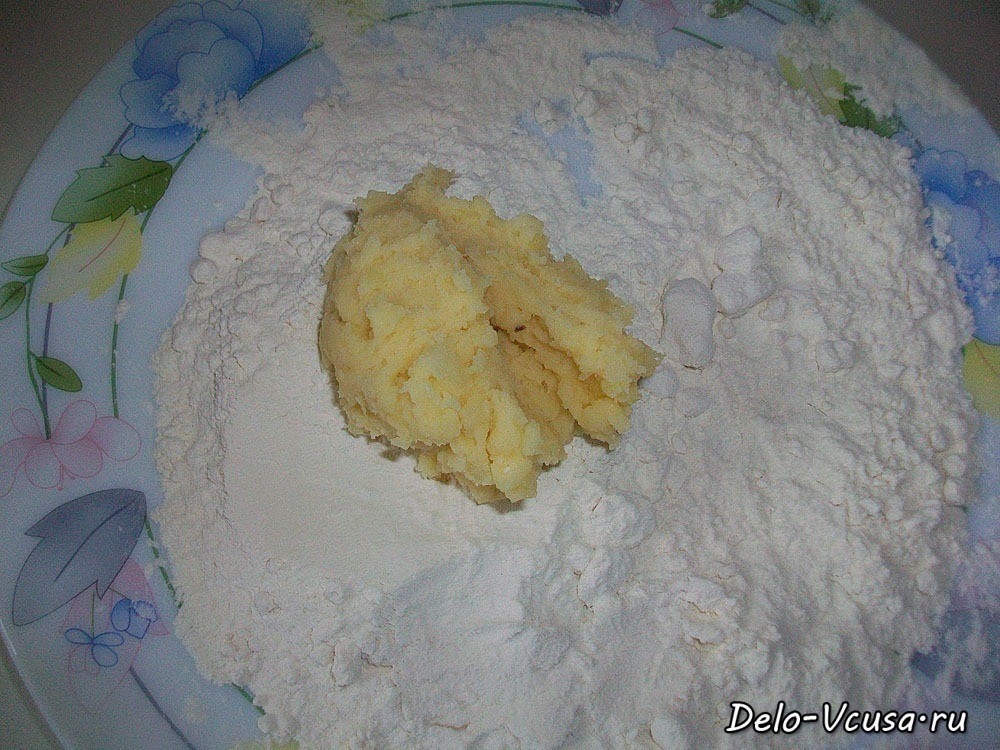 Шаг 8 приготовления Зразы картофельные с мясом (картопляники)