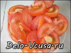 Шаг 7 приготовления Пицца с салями и охотничьими колбасками