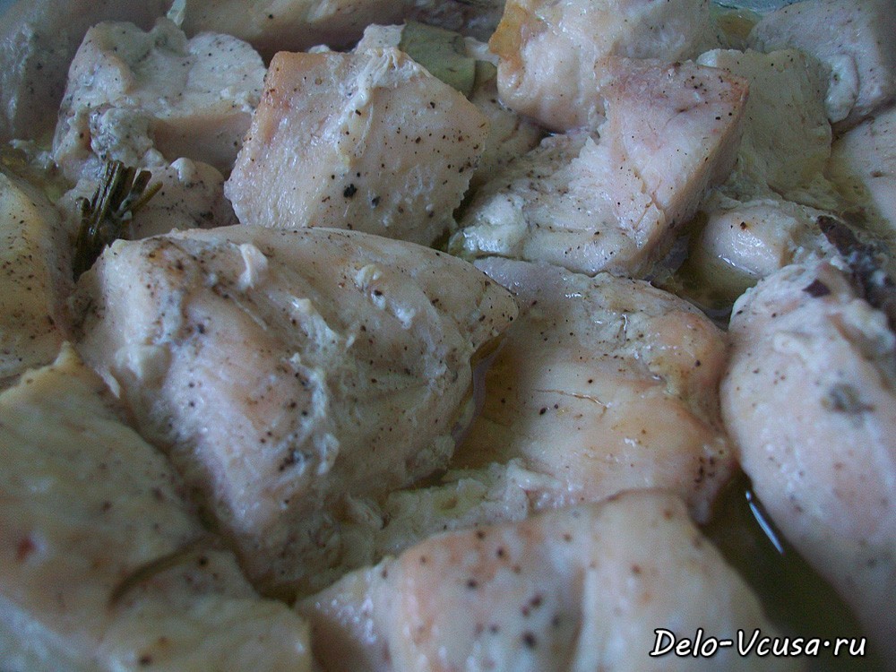 Шаг 4 приготовления Куриное филе со специями запеченное в духовке