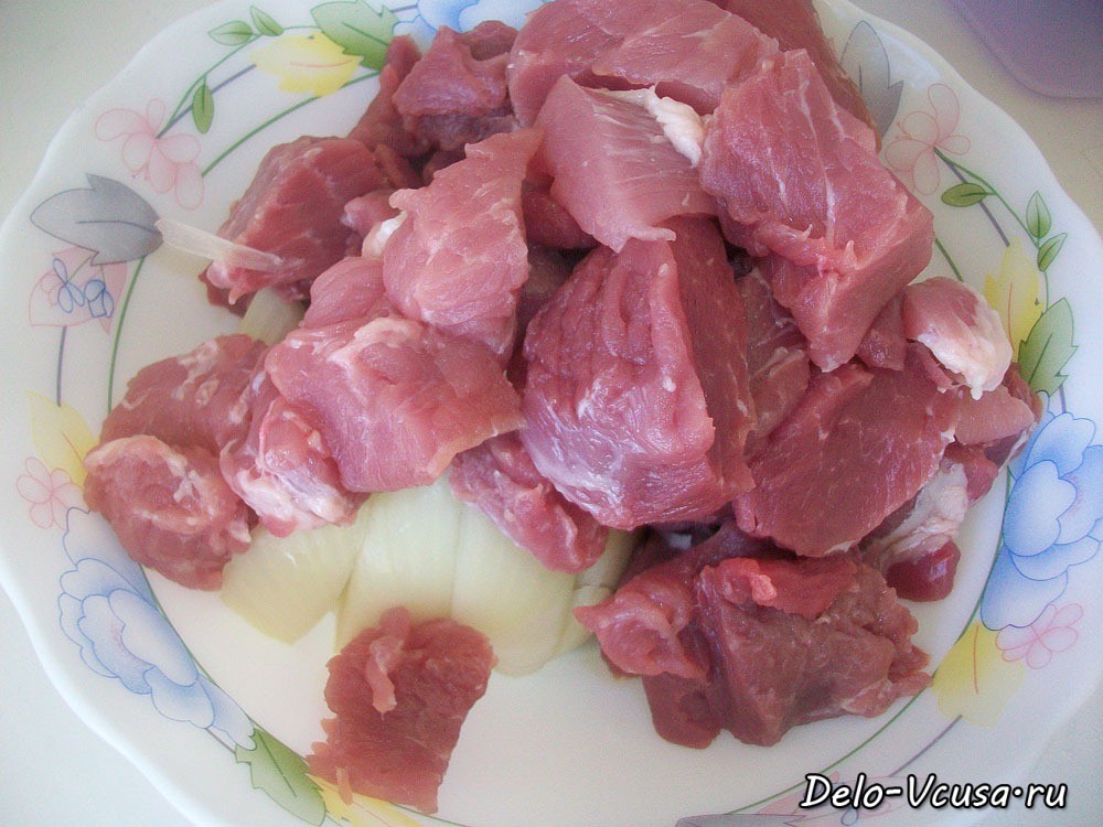 Шаг 1 приготовления Бризоль из мясного фарша с твердым сыром