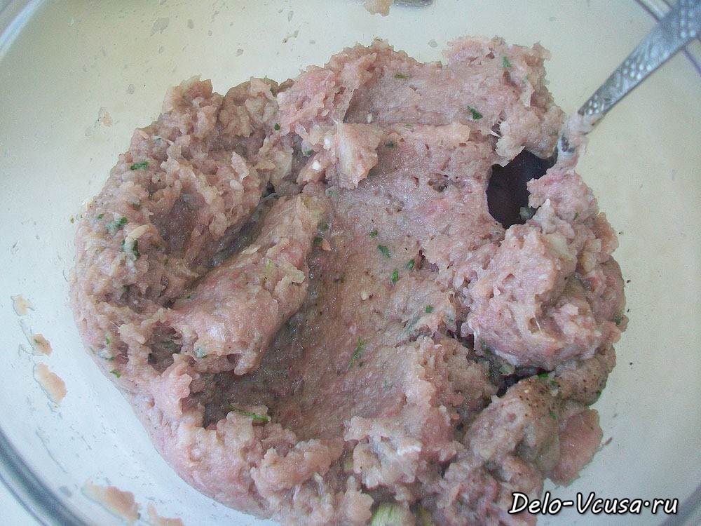Шаг 5 приготовления Бризоль из мясного фарша с твердым сыром