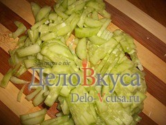 Шаг 5 приготовления Салат "Ромашка"