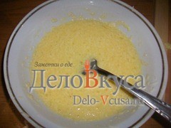 Шаг 8 приготовления Пирог из слоёного теста с картошкой сыром Моцарелла и пармской ветчиной