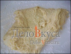 Шаг 7 приготовления Багет в хлебопечке с сыром